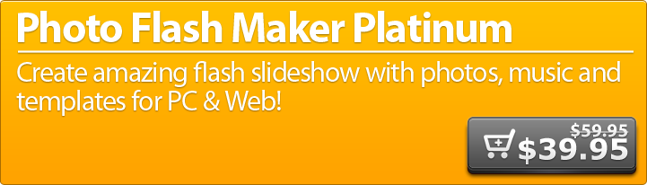 order photo flash maker platinum
